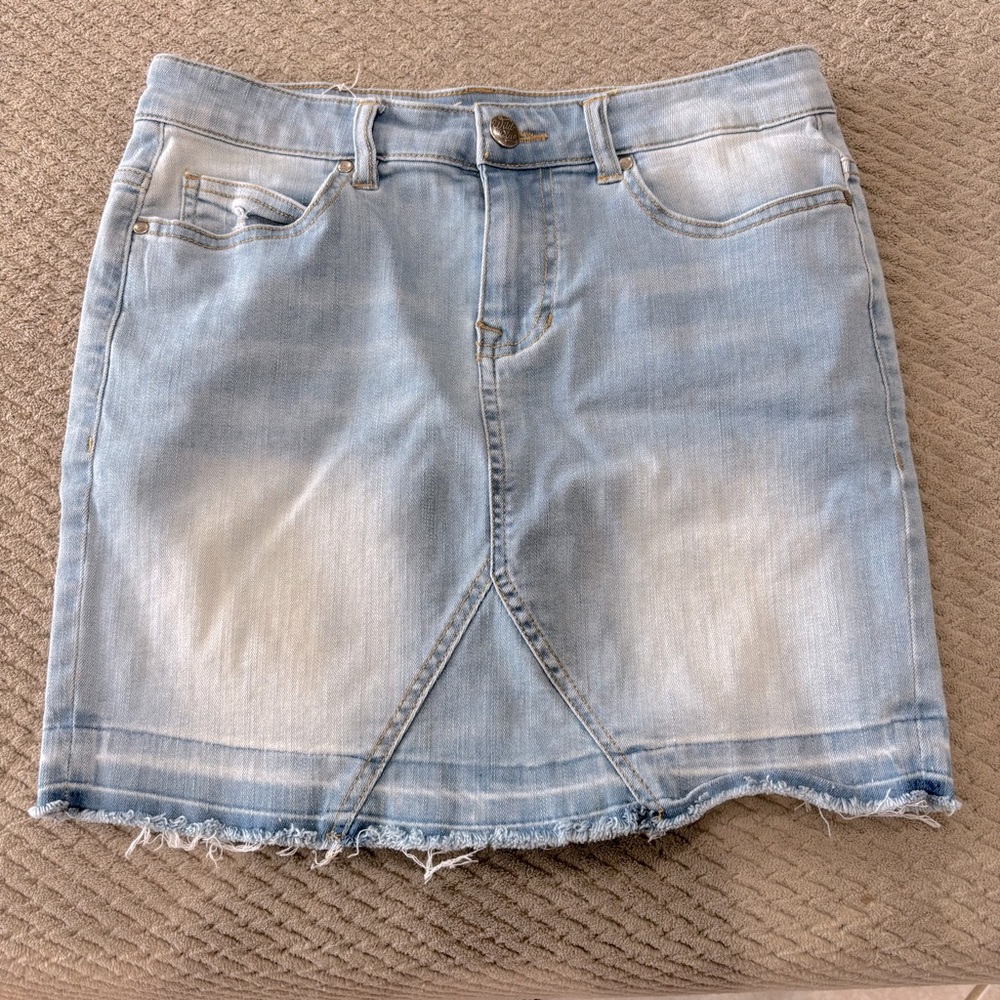 Wild Blue Sadie Robertson Collection stretch denim skirt size Small